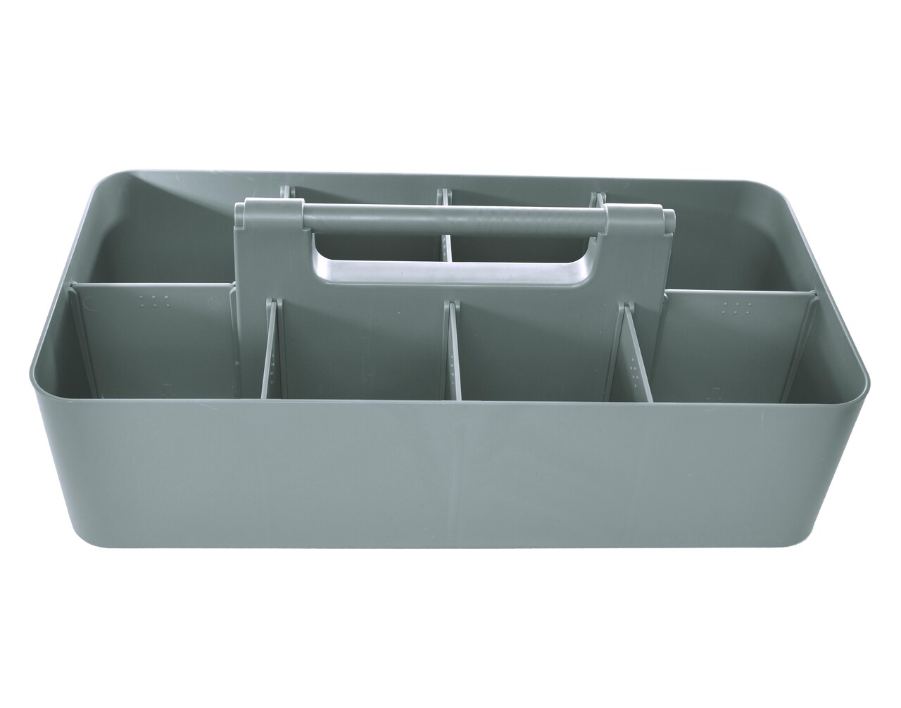 Enjoy Organizer Portable Caddy with Handle – 8-Compartment Storage Bin with Removable Dividers for Office, Crafts, and Home – Made in USA